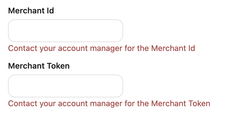 Merchant Details
