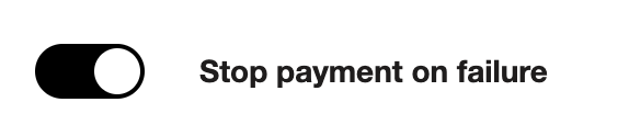 Stop Payment