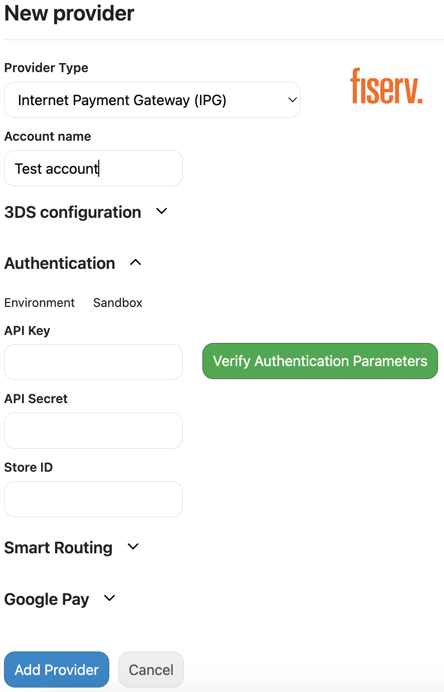 Add IPG Provider