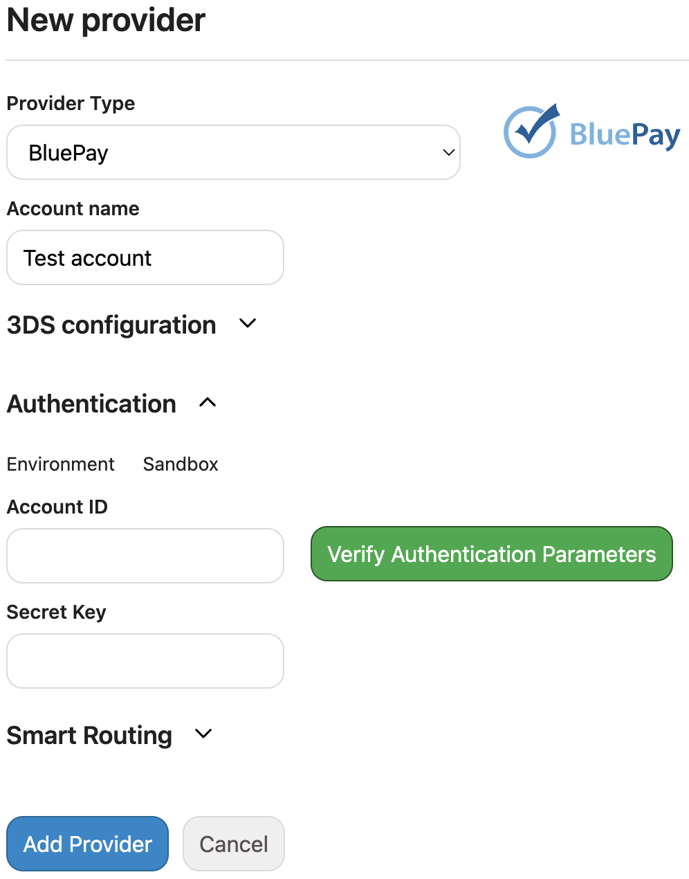 Add BluePay Provider