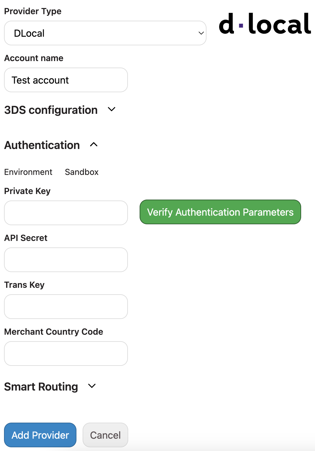 Add DLocal Provider