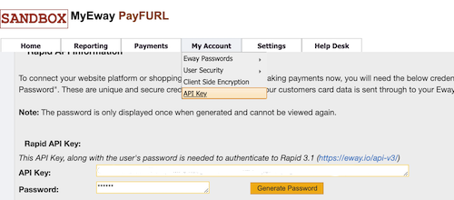 eWay Account