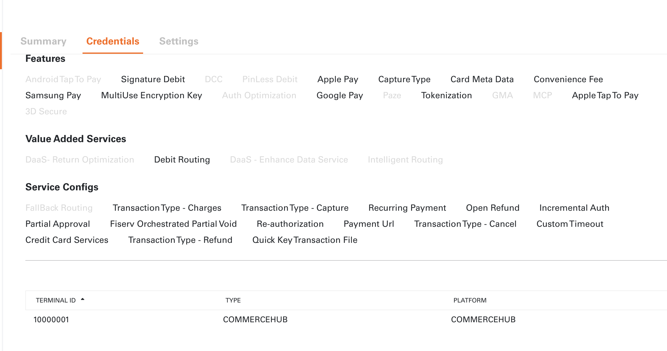 Fiserv Commerce Hub Terminal Id